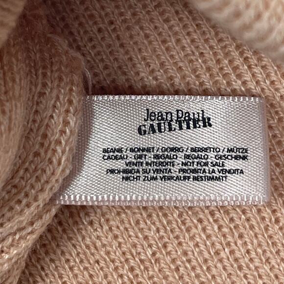 Jean Paul Gaultier Beanie - Peach Tan - Perfume Gift with Purchase Hat - Picture 5 of 6